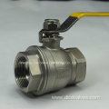 Korea Type 20K 2PC Industrial Floating Ball Valve